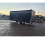 Remorque porte-voitures 620 x 210 x 240 cm avec rideaux coulissants sur 2 côtés, poids total autorisé en charge jusqu'à 3 500 kg, transporteur universel – Image 11