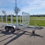 PKW Gehänge Holz Transportgehänge 3500kg HT353017, Ladefläche (zweiläufig) ca. 3.00 x 1,77 m