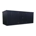 Conteneur de stockage 5 x 2 mètres – avec double porte grand coté