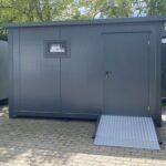 Conteneur sanitaire PMR avec WC PMR