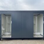 Conteneur sanitaire 4x2m WC double avec douches