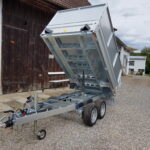 Benne arrière RWK2515-27H, 2700 kg, 2,5 x 1,47 m, avec système hydraulique de perceuse sans fil