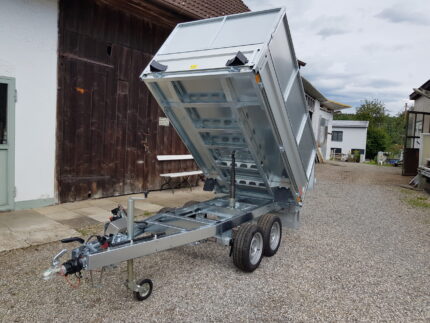 Benne arrière RWK2515-27H, 2700 kg, 2,5 x 1,47 m, avec système hydraulique de perceuse sans fil