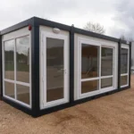 Wohncontainer Glascontainer 20 Fuß