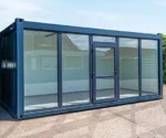 Container 6×3 Meter mit Glaswand Ral 7016 – Bild 7