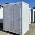 Conteneur de douche avec 2 douches