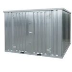 Conteneur de stockage 4 x 2 mètres – avec double porte grand coté