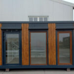 Conteneur de bureau 21 m² avec WC et kitchenette