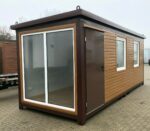 Living Container Gartenpavillon 6x2,40 Meter in Holzdesign – Bild 11