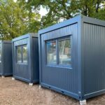 Neuer Bürocontainer, Wohncontainer, Wohnzimmer 3x3 Meter