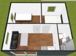 Tiny House avec deux chambres (32 m²) – Image 15