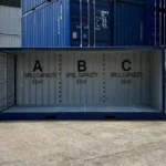 “Open Side” 20 pieds avec bac de rétention drip tray