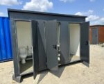 Conteneur Sanitaire 3 Cabines : WC, Urinoir + Chaudière, Douche – Image 8