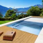 INOX-Edelstahlschwimmbecken mit Skimmer