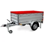 Gebremster Variolux 850 Anhängerbausatz inkl. Bordwandverlängerung + Flachplane