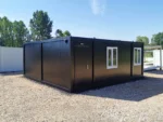 Schwarzes Containerhaus mit 2 Schlafzimmern – Bild 6