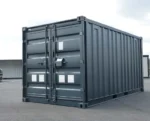 Conteneur 15 pied avec installation électrique,grilles d'aération et verrou clef – Image 15