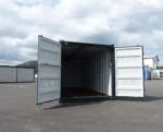 Conteneur 15 pied avec installation électrique,grilles d'aération et verrou clef – Image 11
