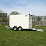 Remorque Ifor Williams BV125G avec portes à rampe