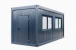 Conteneur de bureau WBC8 - 20 pieds, extra large, fenêtre + chauffage