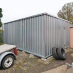 Conteneur de stockage de pneus XXL  H 2445 x L 4100 x P 6300 mm  Porte à un vantail en façade – Image 5