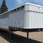 Remorque à bétail 2025 essieu simple longueur 38 pi