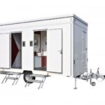Remorque sanitaire 3 WC 2 urinoirs 2 lavabos