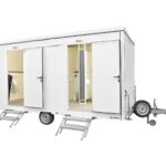 Remorque sanitaire 4 WC 4 urinoirs 2 lavabos