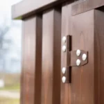 Container imitation bois 3 x 2 mètres – avec double porte grand coté – Image 3