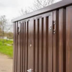 Container imitation bois 3 x 2 mètres – avec double porte grand coté – Image 2