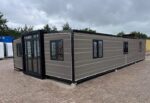 Conteneur Tiny House XXL Chalet de luxe pliable - 40 pieds  12 mètres