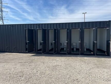 conteneur Toilettes divisé de 40 pieds