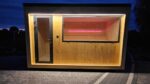 Sauna modulable de 10 m² avec espace de repos, – Image 3